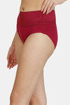 Zivame Anti-Microbial High Rise Full Coverage Tummy Tucker Hipster Panty (Pack of 2) - Multicolor — thumbnail 4